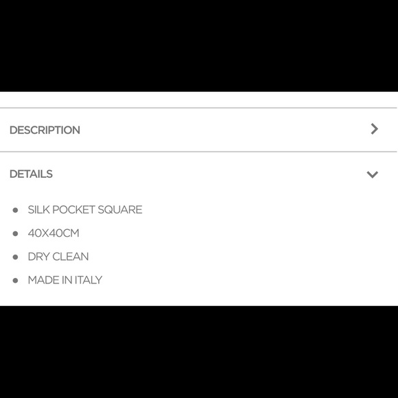 Tom Ford pocket square, 100% Silk, Italian made - Picture 2 of 2